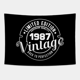 1987 VINTAGE - 34Th BIRTHDAY GIFT Tapestry