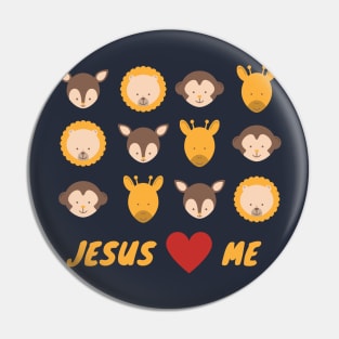 Jesus loves me Pin