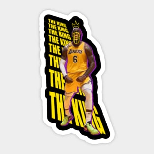 lebron james Sticker for Sale by erenuc