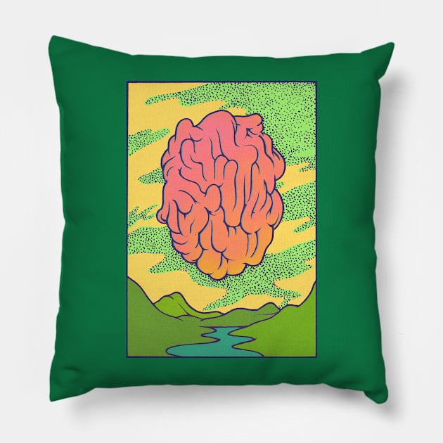 Brain Matters Pillow by ImmortalPink