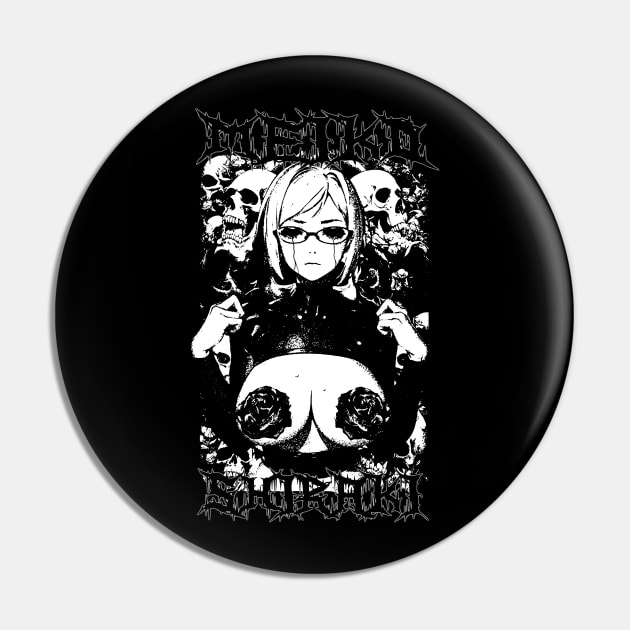 Death Metal Design Meiko Shiraki Pin by Gloomeeey