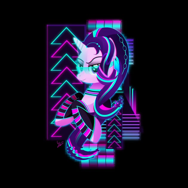 Synthwave Starlight Glimmer by Ilona's Store