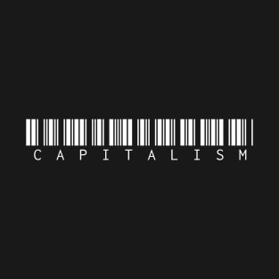 Capitalism – White – Big Logo T-Shirt