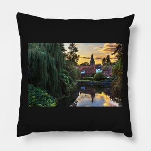 Early Evening Whitchurch on Thames Pillow