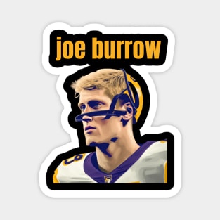 joe burrow cute graphic design Magnet