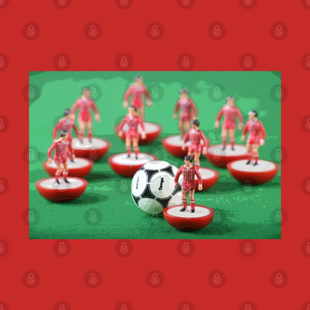 Liverpool '84 retro subbuteo football team by vancey73