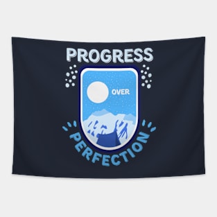 Progress Over Perfection Tapestry