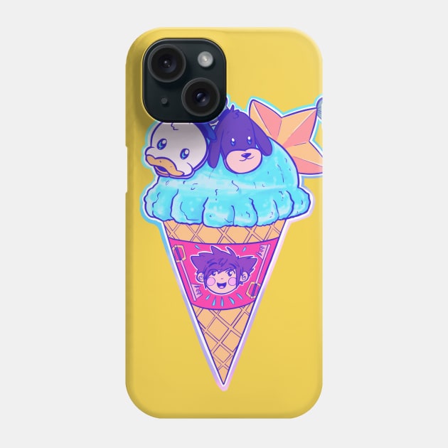 Sea Salt Ice Cream Phone Case by miniyuna