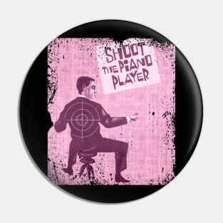 Charlies Melodic Escape Shoot the Piano Fan Tee Pin