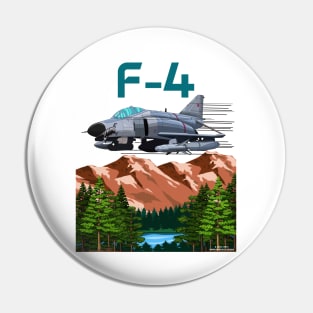 F4 Phantom Supersonic Jet Military Armed Forces Novelty Gift Pin