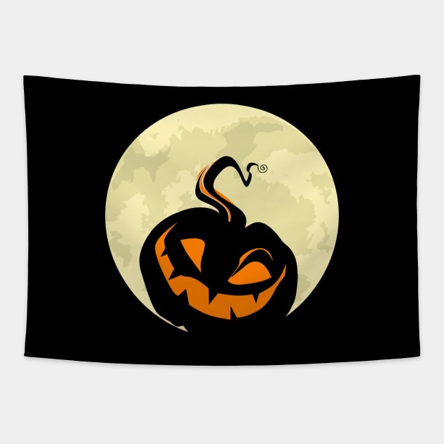 Jackie-O-Lantern! Tapestry by i4ni Studio