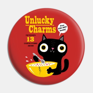 Cat: Unlucky Charms Pin