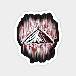 Mountain Illustration Magnet