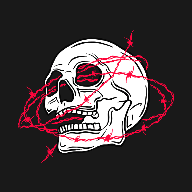 Skull wire by il_valley