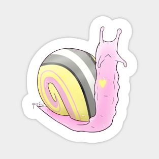 Queerplatonic Pride Snail Magnet