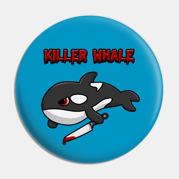 Killer Whale Pin by WulfieTees