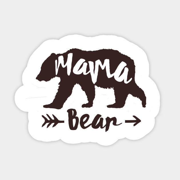 Mama Bear Vintage Mama Bear Sticker Teepublic