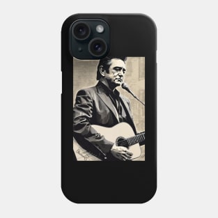 Johnny Cash Musical Milestones Phone Case