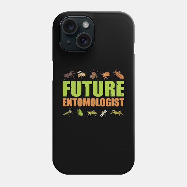 Future Entomologist - Entomology Insect Lover Bug Collector Phone Case by David Brown