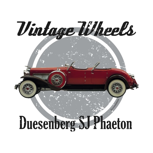 Vintage Wheels - Duesenberg SJ Roadster by DaJellah