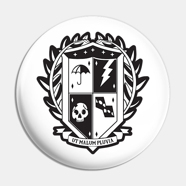 Umbrella Academy Crest (large) Pin by stickerfule