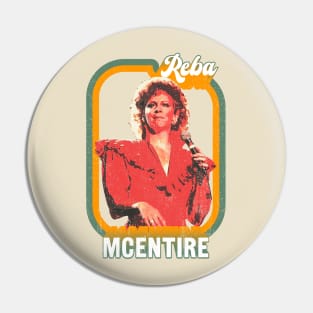 Reba McEntire // 90s Retro Pin