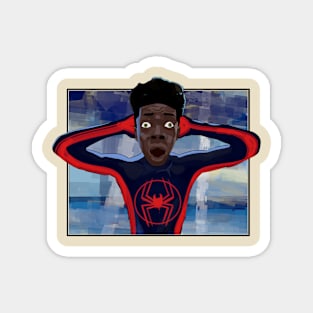 Miles Spiderverse Meme Magnet