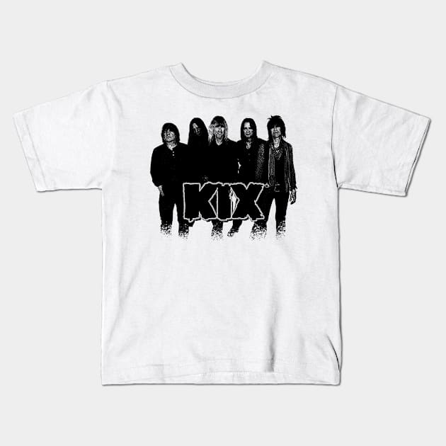 Kix Kix Album Cover T-Shirt Black – ALBUM COVER T-SHIRTS