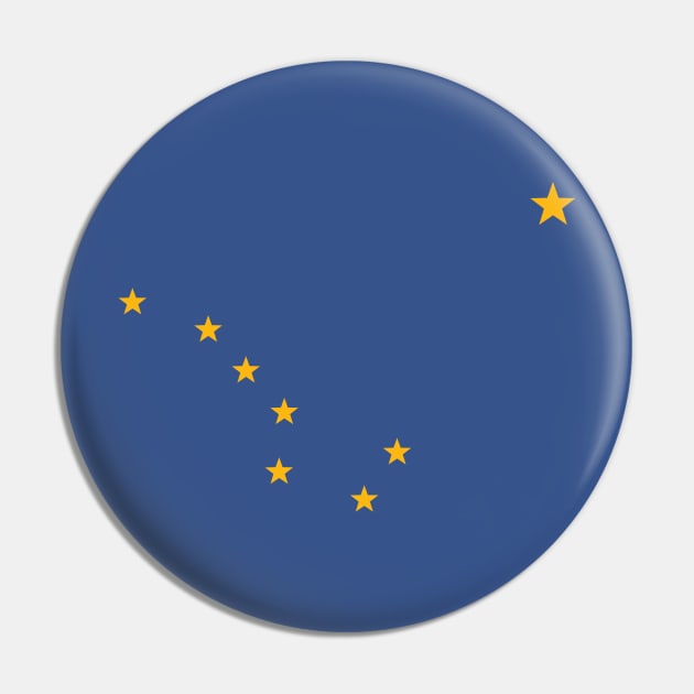 Flag of Alaska Pin by giovanniiiii