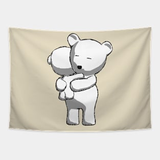 Teddy with baby bear Tapestry