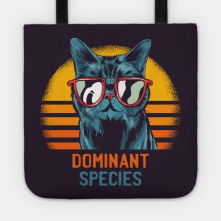 funny cat – Dominant species (dark) Tote