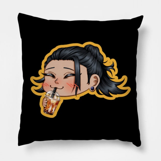 (Adult) Suguru Geto Chibi Pillow by _LunarChim_