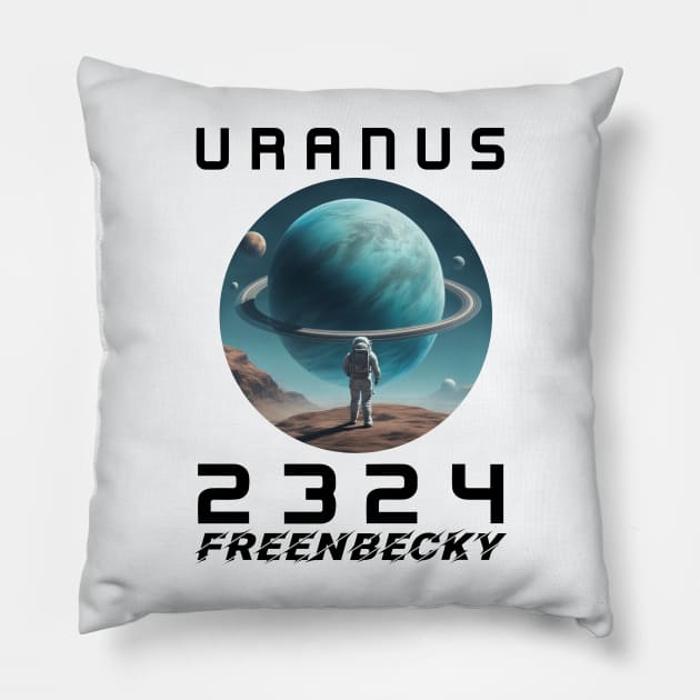 FreenBecky Uranus 2324 Pillow by whatyouareisbeautiful