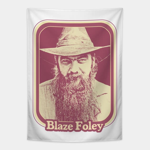 Blaze Foley // Original Retro Outlaw Country Fan Design Tapestry by DankFutura