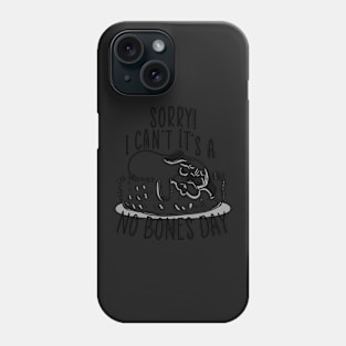 No Bones day Pug Meme Phone Case