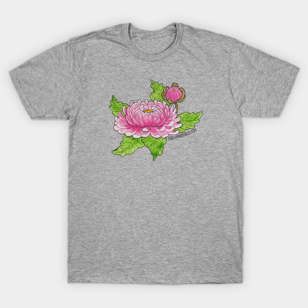 November Birth Flower Chrysanthemum - Chrysanthemum - T-Shirt