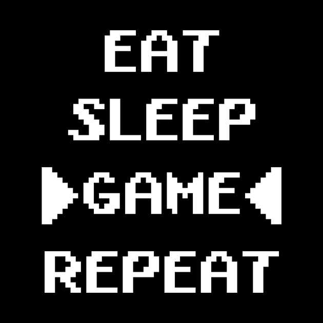 eat sleep game repeat by Mamon