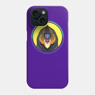 Mandrill Circle Phone Case