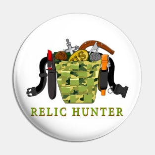 Relic Hunter Metal detecting Pin