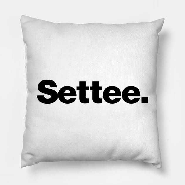 Settee Pillow by chateauteabag