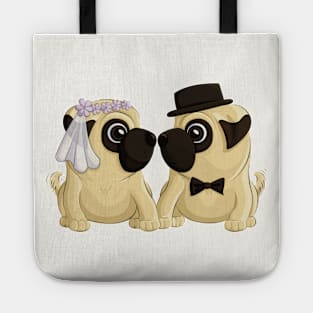 Wedding Pugs Tote