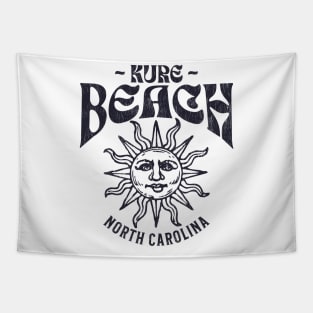 Kure Beach, NC Summertime Vacationing Watchful Sun Tapestry