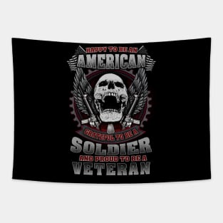 U.S Soldier Veteran military gift patriotic army T-Shirt Tapestry