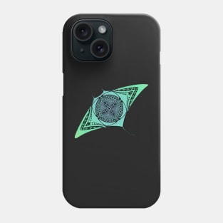 Manta Ray Mandala Phone Case