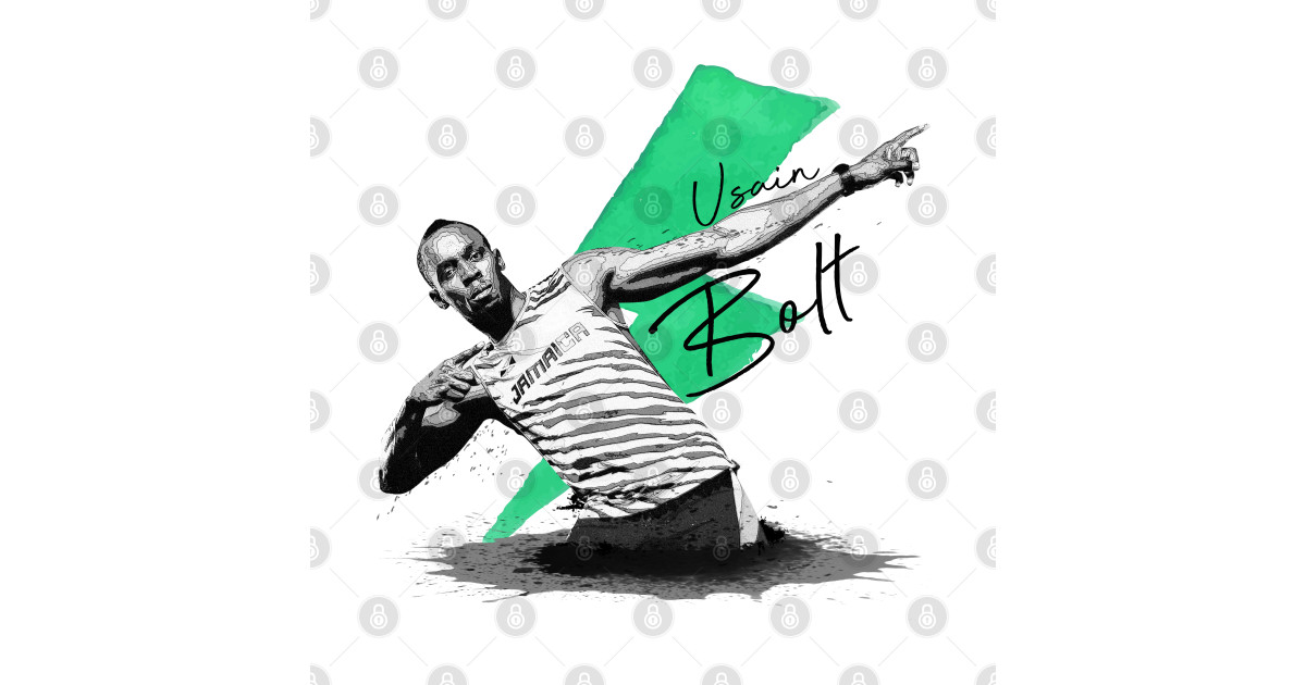 usain bolt t shirt number