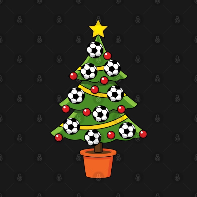 Soccer Football Christmas Tree by BirdAtWork