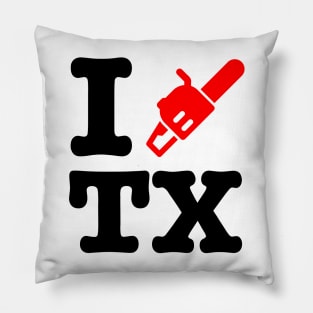 I Chainsaw Texas Pillow