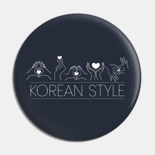 Korean Heart Pin