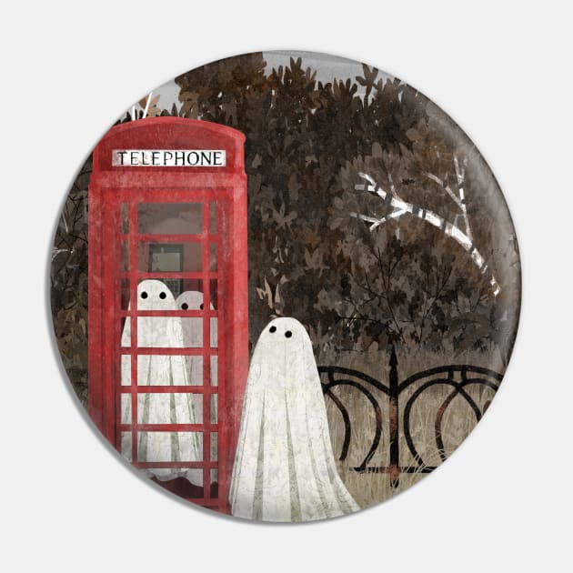 There Are Ghosts in the Phone Box Again... Pin by KatherineBlowerDesigns