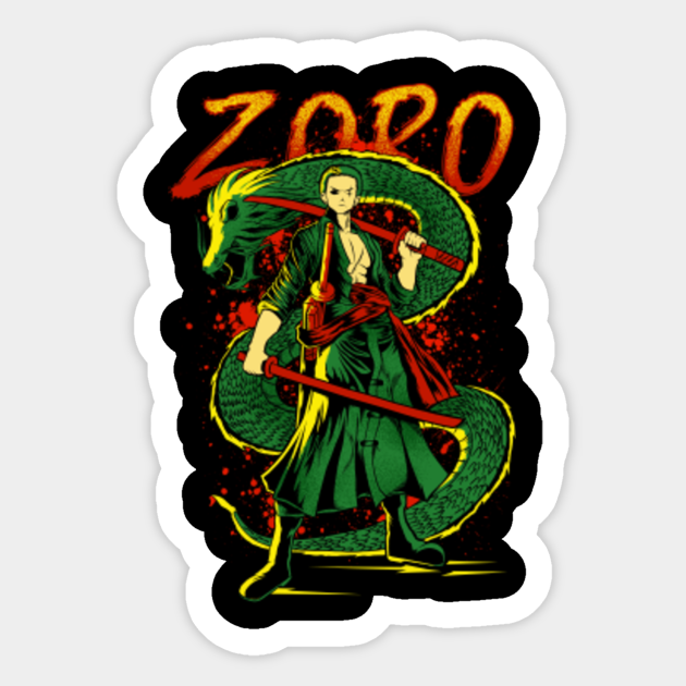 ZORO - Onepiece - Sticker | TeePublic